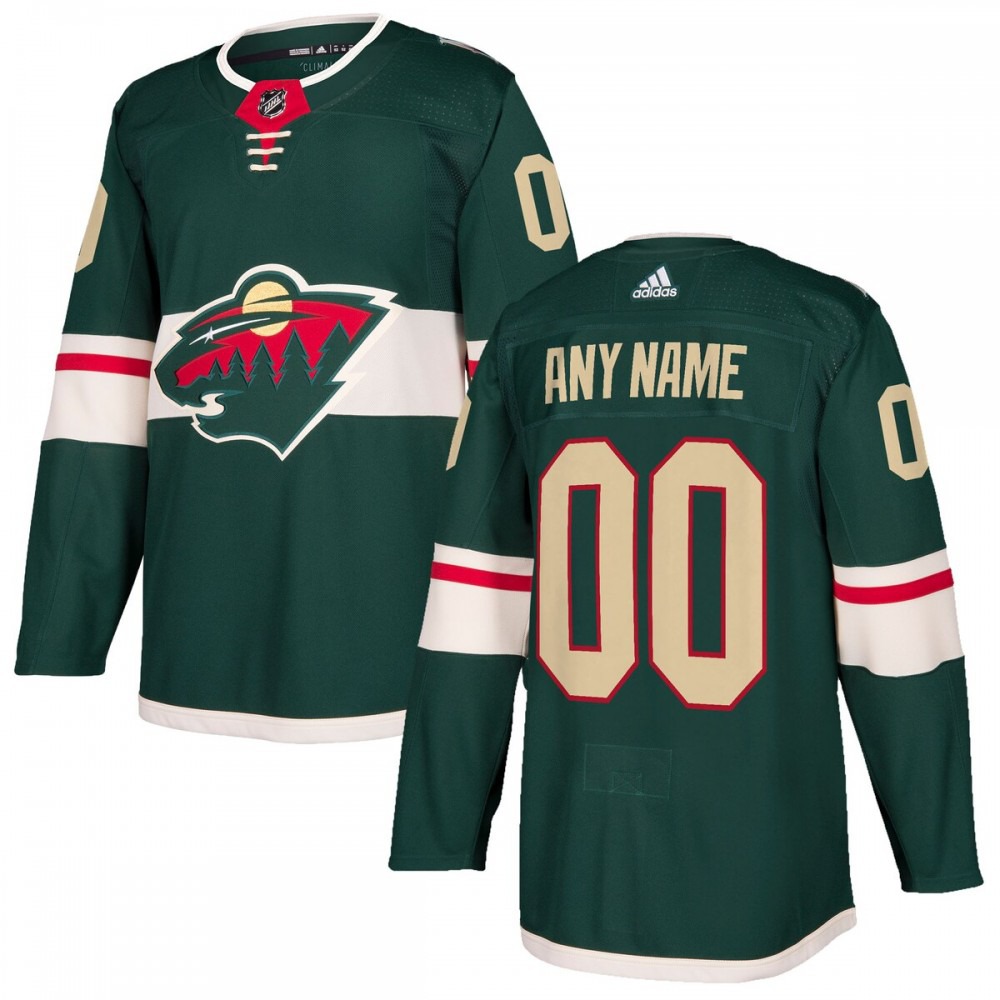 Minnesota Wild adidas Authentic Custom Jersey - Green-Pro Kit Vault | Brand New 26/27 Sports Jerseys